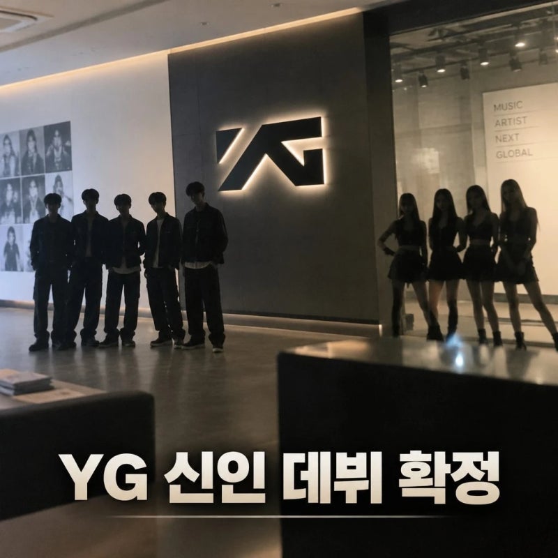 YG 신인 데뷔 준비 중 5인조 보이그룹 4인조 걸그룹 발표