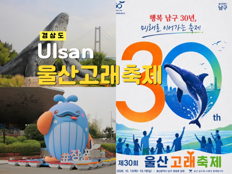 2026 울산고래축제 일정 불꽃쇼 초대가수 프로그램 주차 순환셔틀버스 정보 총정리