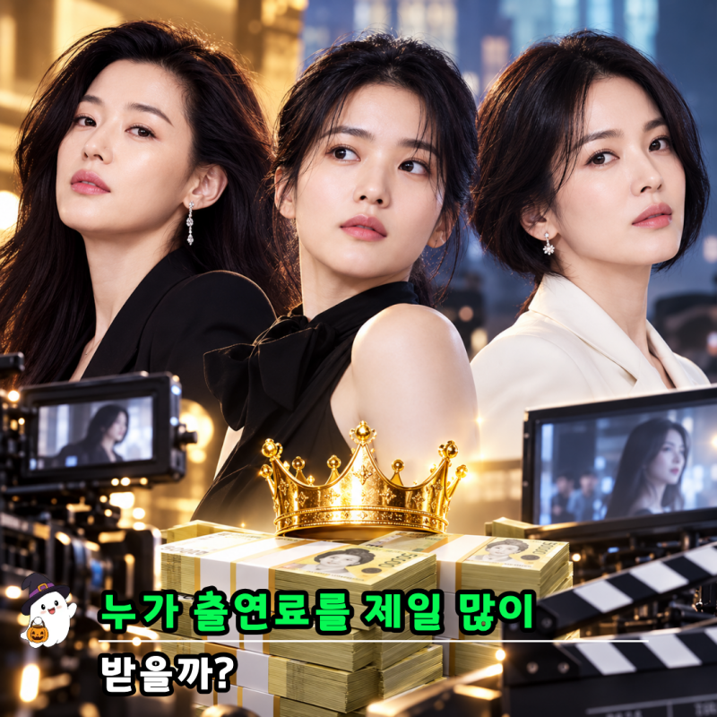 "전지현·김태리·송혜교 출연료 비교" 여배우들의 드라마 수입은 얼마나 될까?
