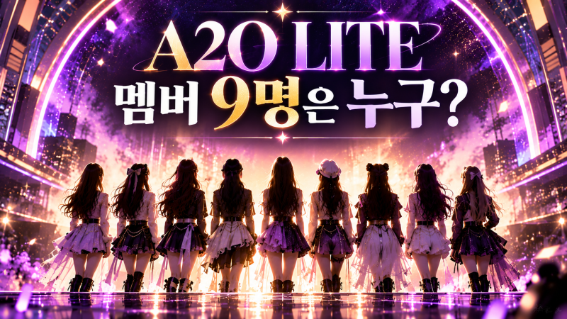 A2O LITE 9명 멤버와 국적 총정리, 데뷔곡 NEON이 특별한 이유,@ a20 lite,#a20 lite