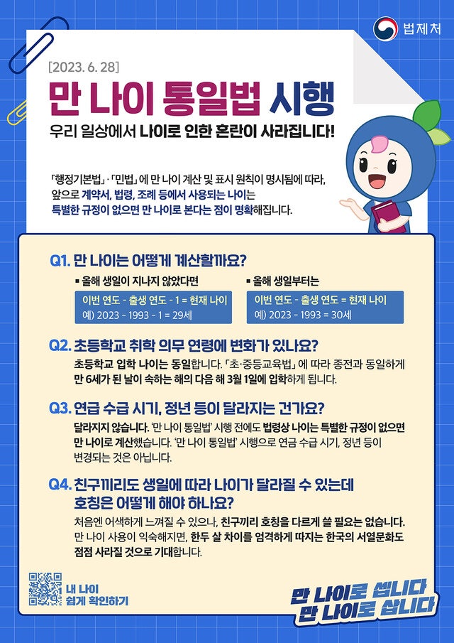 [사회 비평 ] - 나이 문화 바꿀때가 왔습니다: 만 나이 사용과 나이서열 문제에 대한 비판.