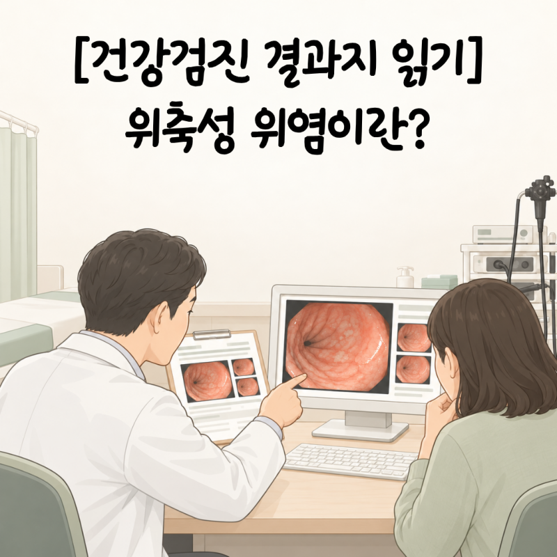 [건강검진 결과지 읽기] 위축성 위염이란? 위암 위험과 치료, 추적검사까지