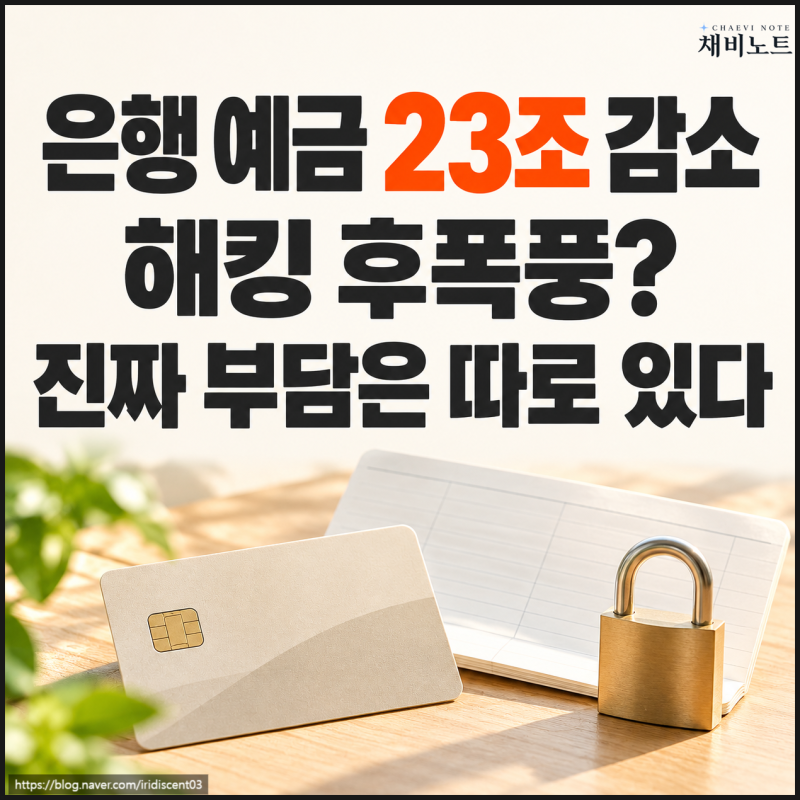 금융권 해킹 사태에 예금 23조원 감소…은행이 더 걱정하는 건 따로 있다