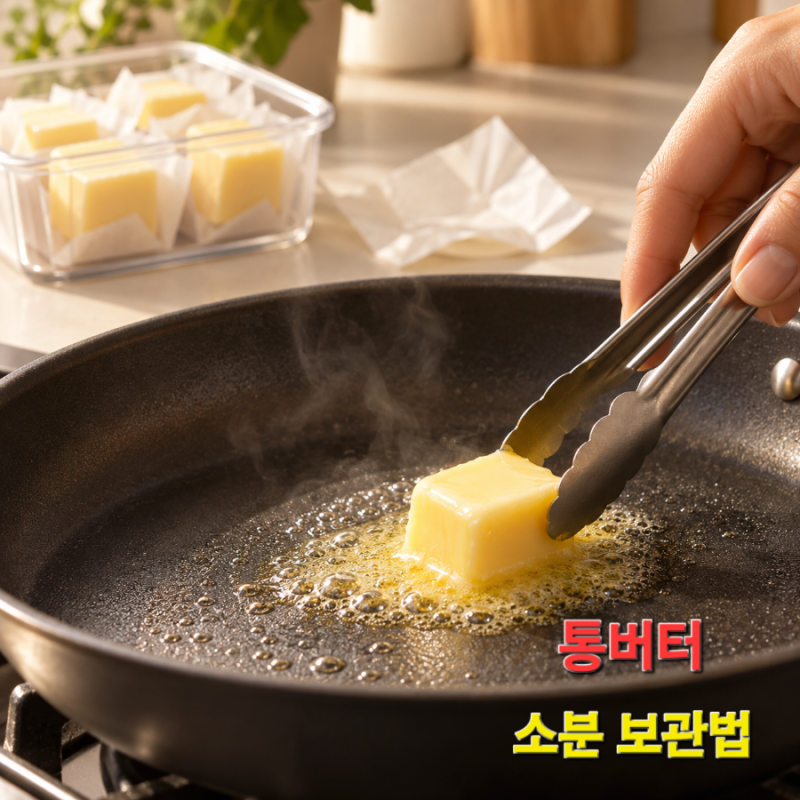 대용량 통버터 소분 보관법 및 유통기한 정리: 앵커버터 깔끔하게 냉동 보관하는 꿀팁