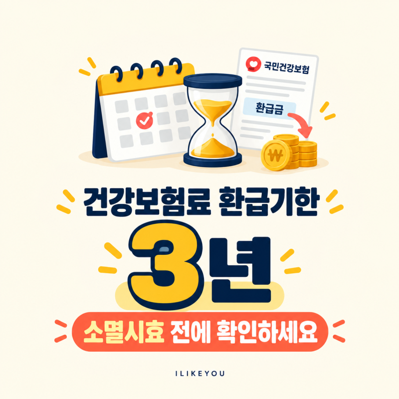 잘못 낸 건보료 환급금 조회 신청방법·환급기한 3년·입금 확인하기