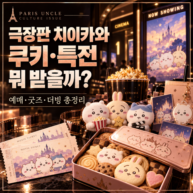 극장판 치이카와 쿠키·특전 뭐 받을까? 예매·굿즈·더빙 총정리