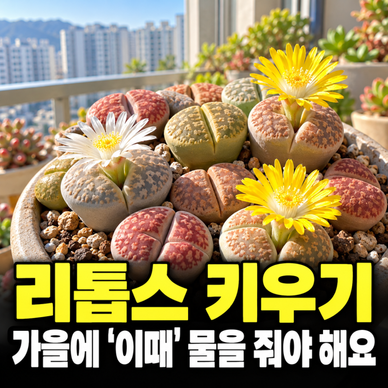 리톱스 키우기, 가을에 ‘이때’ 물을 줘야 하는이유 3가지