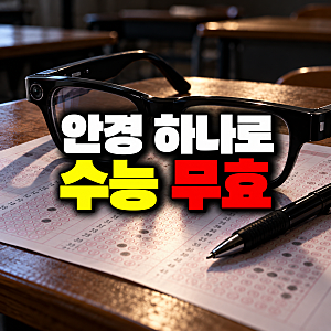 "안경 하나로 수능 무효" AI안경 수능 반입 금지 총정리