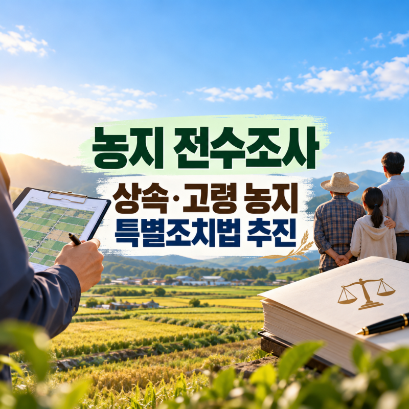 농지 전수조사 대상·대응 방법, 상속농지도 처분해야 할까?