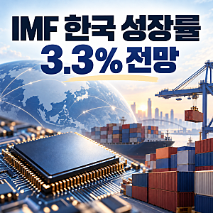 IMF 한국 성장률 3.3%로 상향, 내 월급도 같이 오를까요?