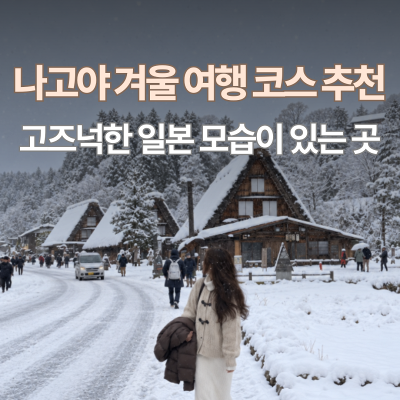 나고야 겨울 여행 코스 버스투어 후기 | 시라카와고 히다다카야마 위치 관광 일본 근교 가볼....