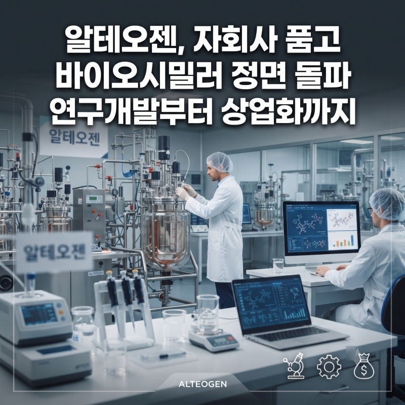 알테오젠, 자회사 품고 승부수…삼천당제약과 맞대결 본격화하나