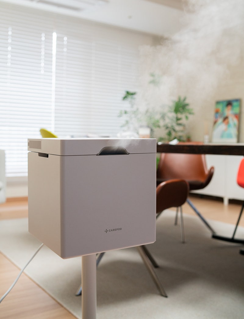 안전한 저온가열 케어팟 가습기 특징 추천 이유