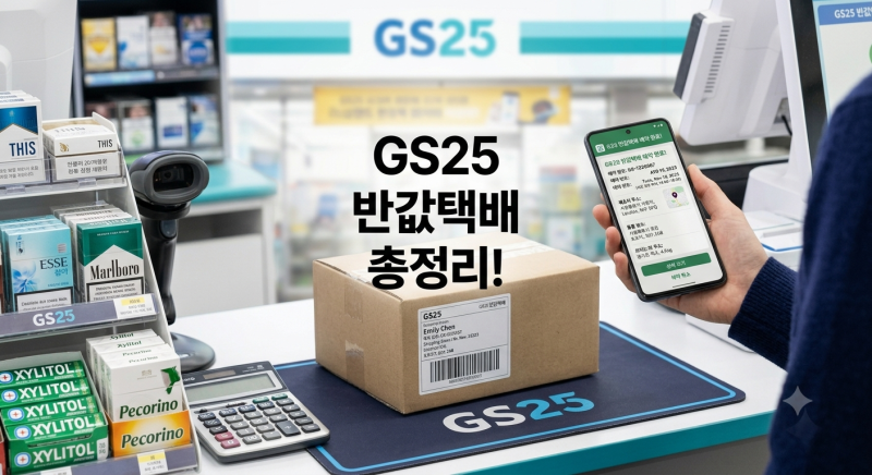 [GS25 반값택배 총정리]가격,예약 방법부터 부피 제한·포장 주의사항까지!