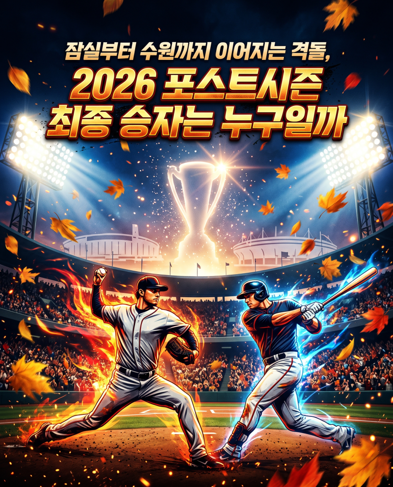 2026 KBO 포스트시즌 일정 총정리, 준PO부터 한국시리즈까지 일정 체크 포인트 가을야구 직관 ....