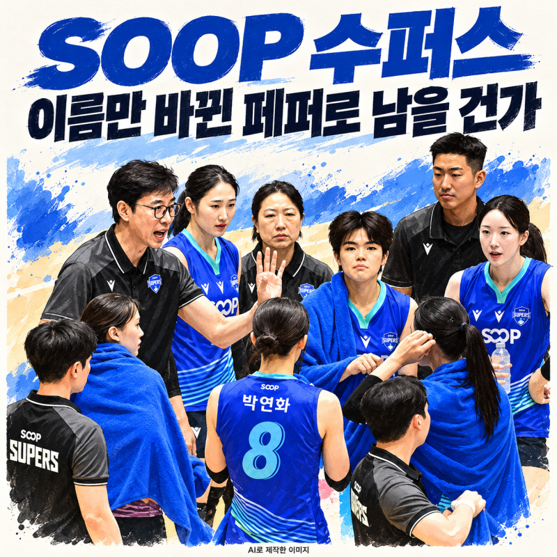 SOOP 수퍼스, 이름만 바뀐 페퍼로 남을 건가