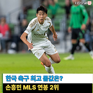 "한국 축구 최고 스타의 몸값은?" 손흥민 연봉과 MLS 선수 순위