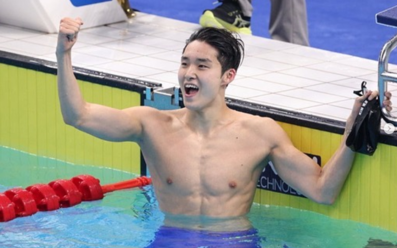 김우민 전국체전 불참 이유, 어깨 부분 파열에도 아시안게임 뛰었다