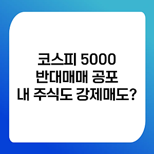 코스피 5000 시대, 반대매매 뜻과 시간은? 주가 급락·빚투 청산의 원리