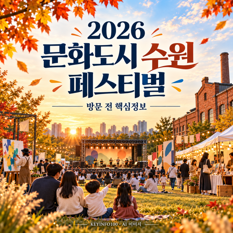 2026 제3회 문화도시 수원 페스티벌 손승연/임창정/라인업/주차/푸드트럭 총정리