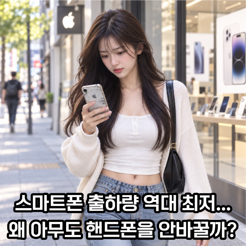 13년 만에 최악이라는 스마트폰 시장... 삼성전자도 안심할 수 없다?