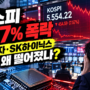 코스피 급락 이유 총정리, 삼성전자·SK하이닉스 폭락과 내 주식 영향은?