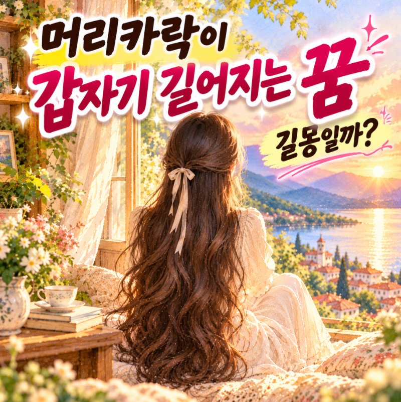 머리카락이 갑자기 길어지는 꿈… 전통 해몽에서 길몽으로도 풀이하는 이유