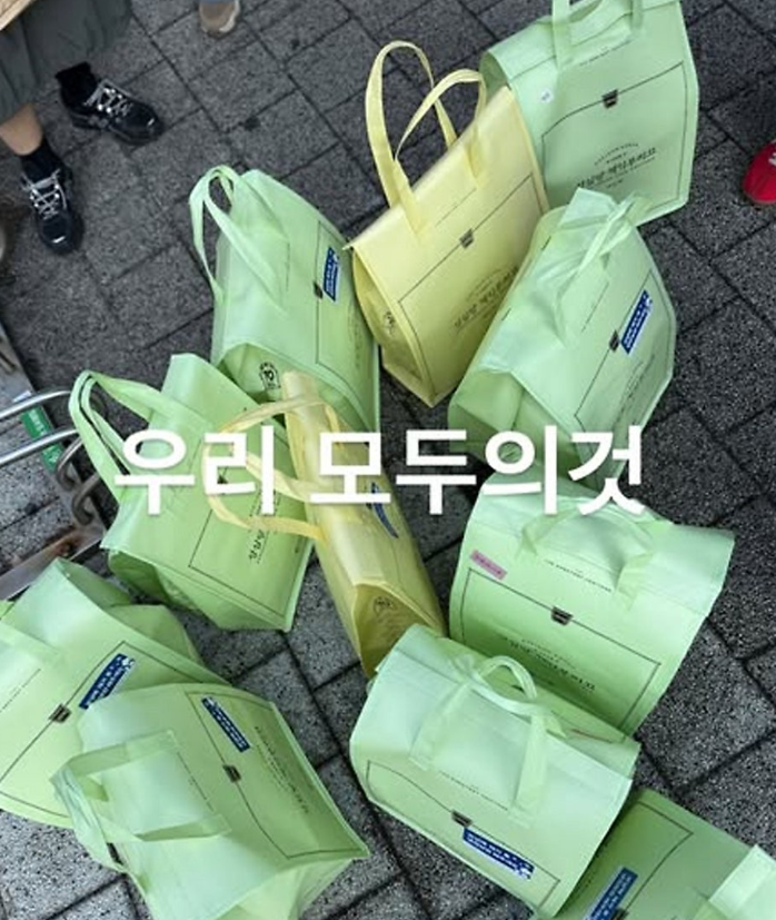 성심당 빵 케이크 대량 구매 보냉백 11개 이지혜 논란 프로필 스태프 결제