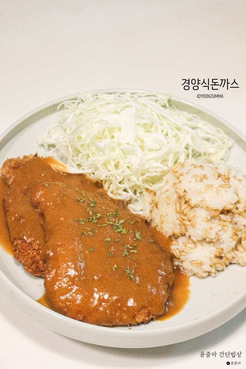 집에서 돈까스 튀기는법 이정현 경양식 돈까스 소스 만들기 레시피
