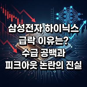 삼성전자 SK하이닉스 주가 폭락 원인? 반도체 피크아웃 의구심: 수급 공백·자본비용 압박을 ....