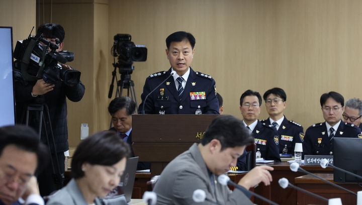 고범석 <b>서울경찰청장</b> 국감 질의 답변, 한동훈 딸 의혹부터 서소문고....