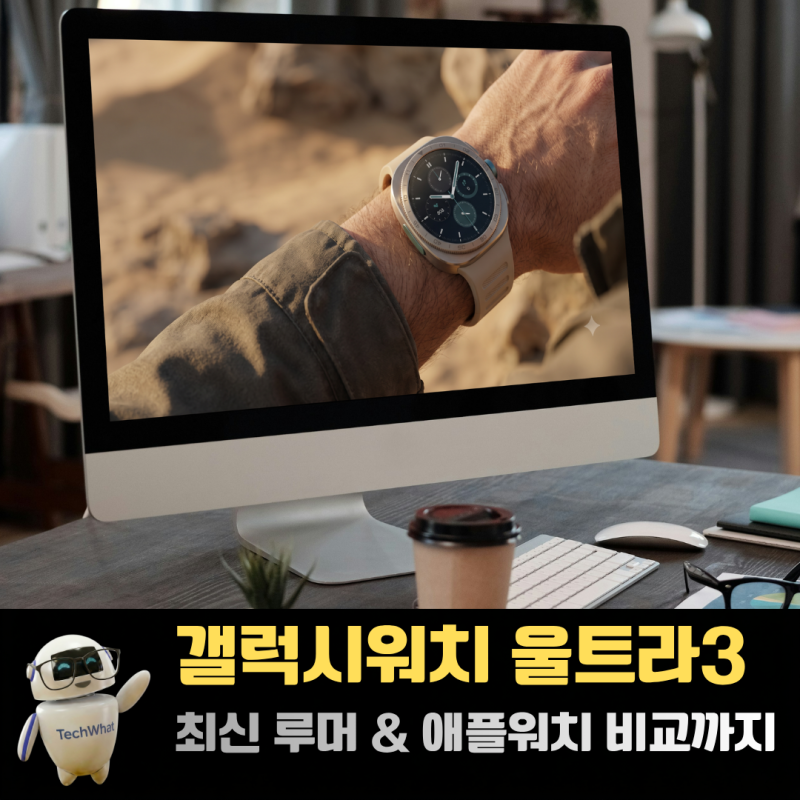 갤럭시워치 울트라3 출시일 가격 최신 루머 애플워치 비교까지