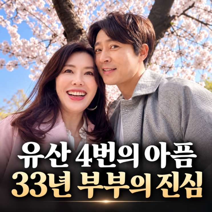 <b>최수종</b><b>하희라</b>, <b>유산</b> 4번의 아픔 <b>고백</b>…33년 부부가 서로를 지킨 방....