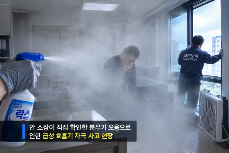 분무기에 락스 담아 뿌리셨나요? 폐 망가지는 최악의 청소 습관