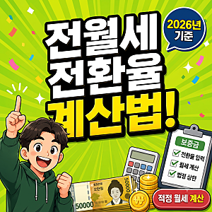 전세 감소 메가트렌드? 월세화 시대 전월세 전환율로 적정 월세 계산하는 법