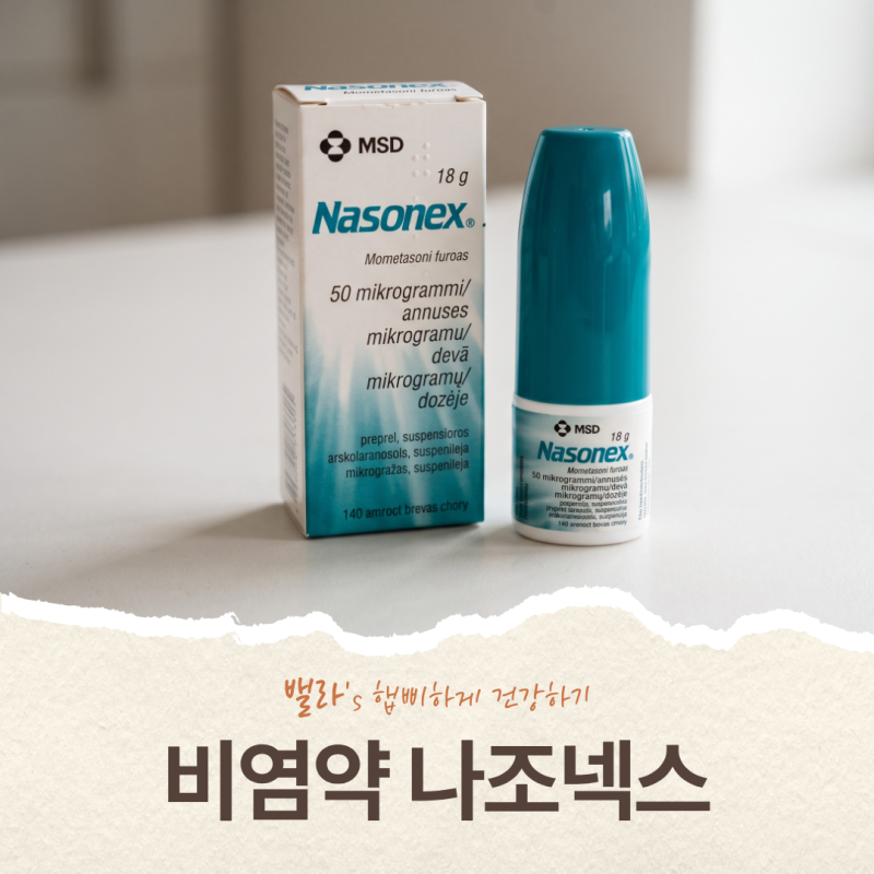 비염약 나조넥스, 부작용 및 환절기 사용법 총정리
