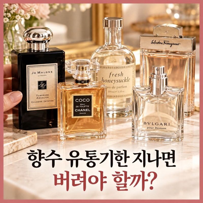 향수 유통기한 지나면 냄새와 외관으로 구분하는 체크 포인트