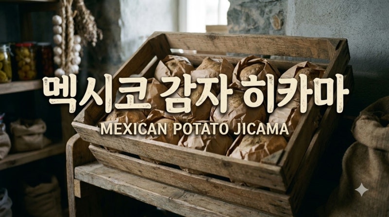 멕시코 감자 히카마 먹는법 효능과 로테논 독성 주의점