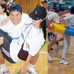 개리, 아들 하오 운동회 참석…경기 앞둔 아빠의 진지한 표정