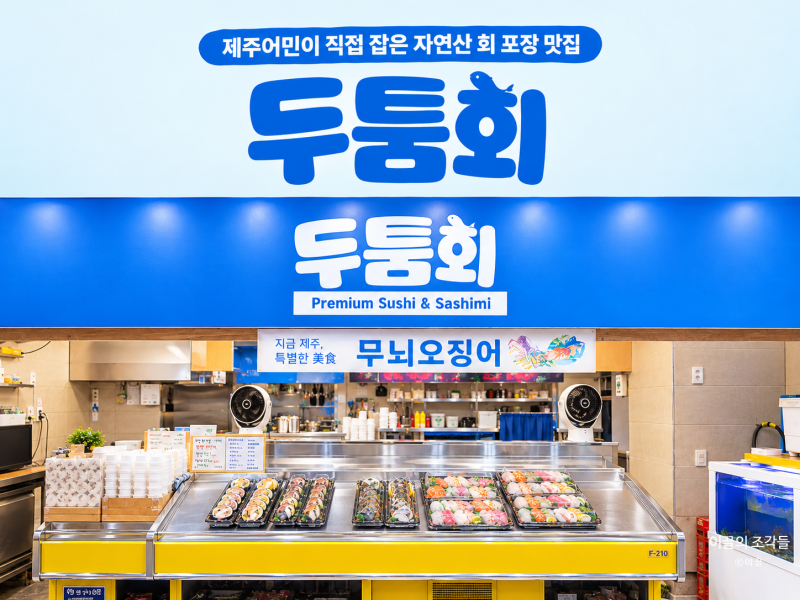 [제주 동문시장] 동문시장 회포장 맛집, 호텔에서 먹는 제주 어민이 잡은 자연산 회 포장 맛....
