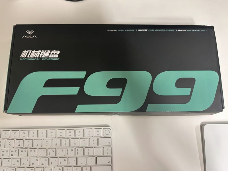10만원 이하 가성비 키보드, 독거미 AULA F99 경해축 후기