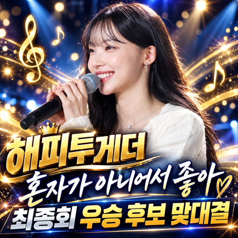 해피투게더 혼자가 아니어서 좋아 최종회 우승 후보 맞대결