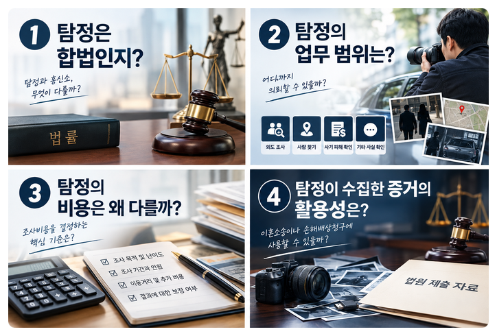 고객이 궁금해하는 탐정 1 - 탐정은 합법이에요?