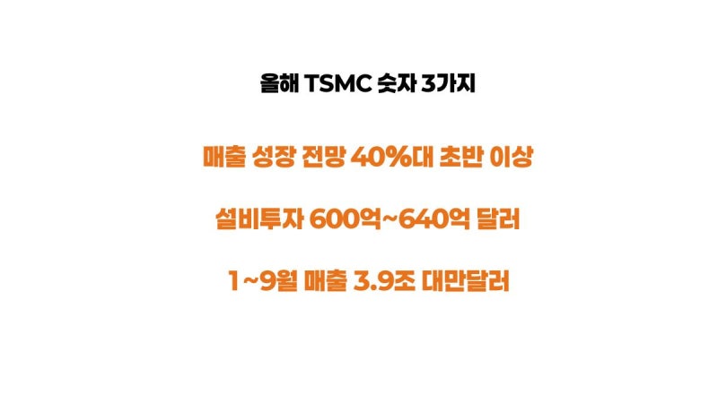 (속보) TSMC 3분기 순이익 7,631억 대만달러, 6분기 연속 신기록 핵심 정리