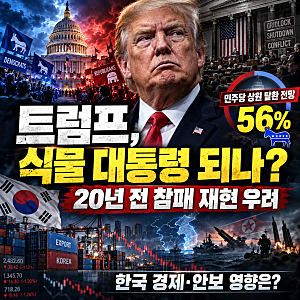 트럼프 ‘식물 대통령’ 되나…20년 전 공화당 참패 재현 우려, 한국 경제·안보는?