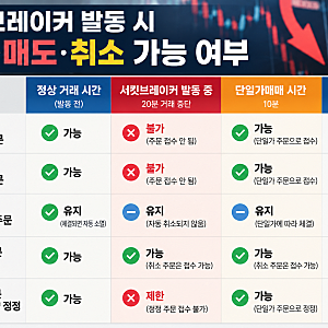 코스피 서킷브레이커 발동 주식 팔려고 해도 못 파는 20분 무슨 일이 생길까