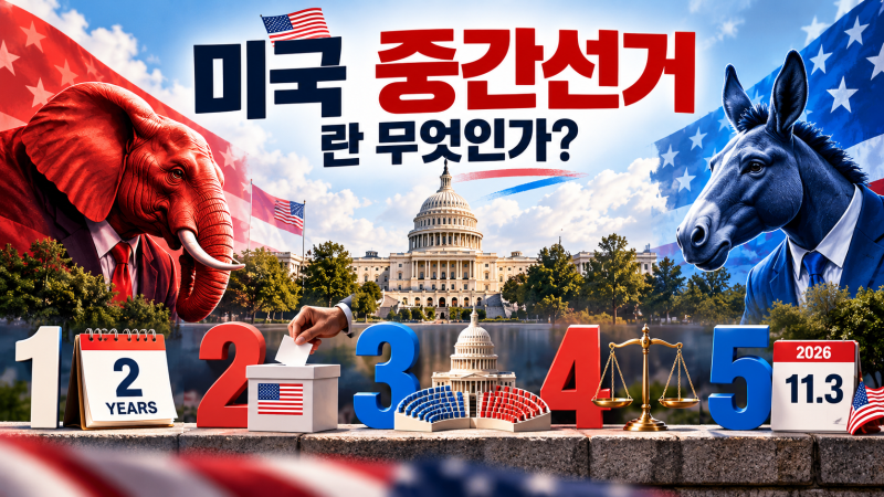 미국 중간선거란 무엇인가 | 대통령 선거도 아닌데 왜 중요할까?