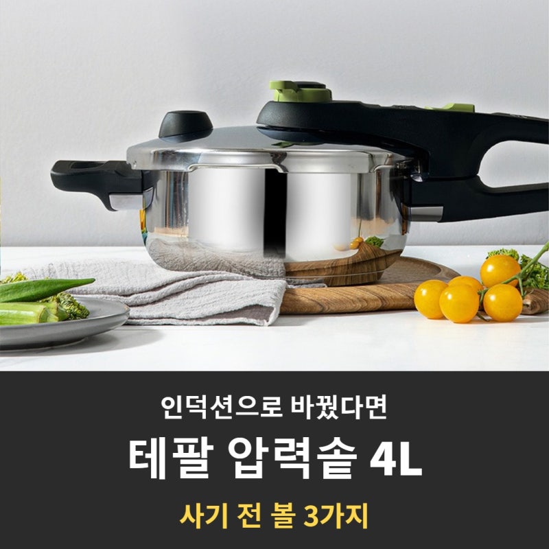 테팔 압력솥 4L, 인덕션으로 바꾼 집이 사기 전 볼 3가지