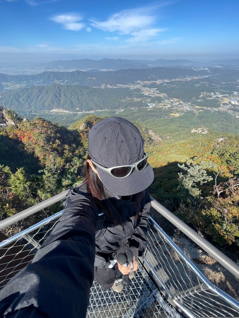 블랙야크 100대 명산 가을 운악산 등산, 뚜벅이 대중교통 / 운악산 구름길, 구름다리 당일치기