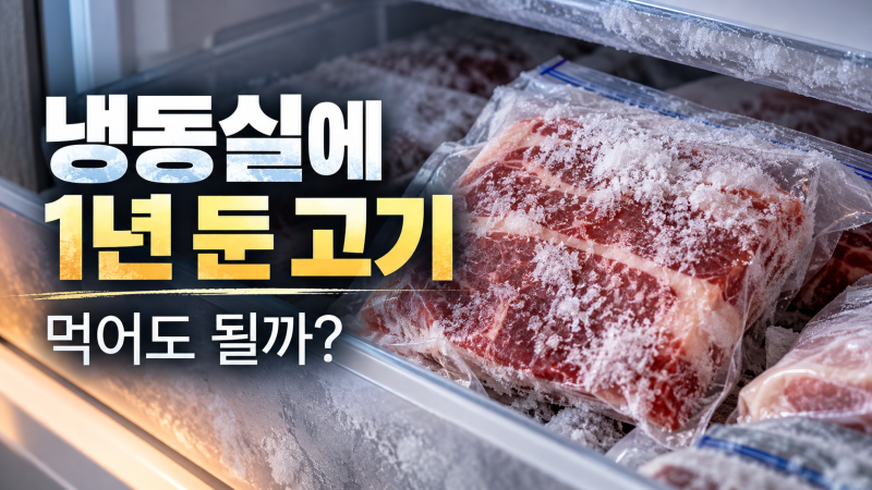 냉동실에 1년 둔 고기, 먹어도 될까? 의외로 모르는 보관 기준